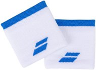 Bobolat Wristband Logo, White/Blue Aster - Wristband