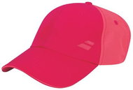 Babolat Cap Basic Logo JR red rose - Baseball Cap