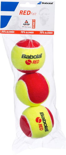 BABOLAT RED FELT X 3 - Tennis Ball - Main image