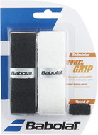 Babolat Towel Grip X2 white black - Tennis Racket Grip Tape