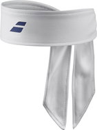 Babolat Tie Headband White/Sodalite Blue - Sports Headband