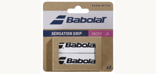 Babolat Sensation Grip X2 white - Tennis Racket Grip Tape - Main image