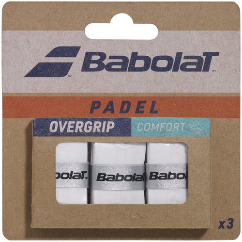 Babolat Comfort Padel White - Tennis Racket Grip Tape - Main image