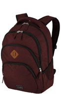 Travelite Basics Backpack Melange Bordeaux - City Backpack