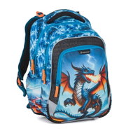 Bagmaster Lumi 26 D school backpack - dragon - School Backpack