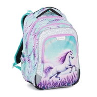 Bagmaster Lumi 26 B school backpack - horse - School Backpack