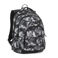 Bagmaster Lincoln 26 A student backpack - black and white - School Backpack
