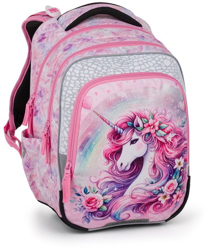 Bagmaster Beta 26 B small school bag for first graders - unicorn - School Backpack - Main image