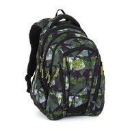 Bagmaster Bag 26 A studentský batoh – zeleno-šedý - School Backpack