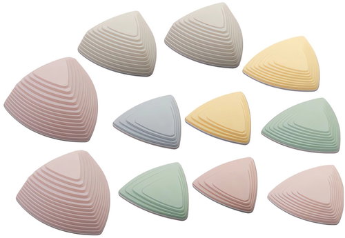 KIK KX3170 River stones - treadmill 11 pcs, pastel - Balance Cushion - Main image