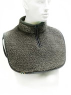 Ovčí věci Nákrčník na zip z ovčí vlny merino tmavě šedá - Cervical Collar