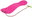 Kids Snowboard 72 cm pink