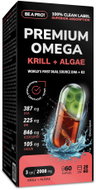 BE A PRO! Premium Omega Krill + Algae 60 kapslí - Omega 3
