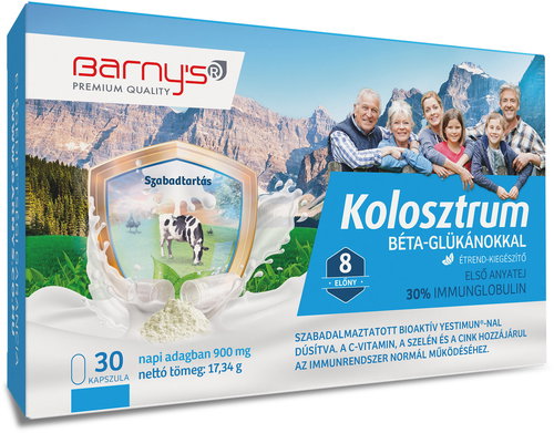 Barnys Colostrum with beta-glucans 30 capsules - Colostrum - Main image