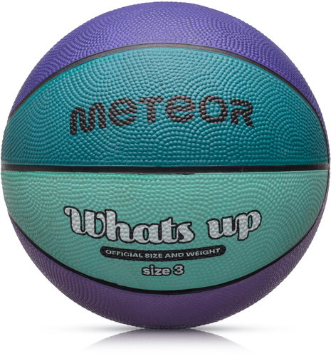 Meteor Whats Up size 3 purple-blue - Basketball - Main image