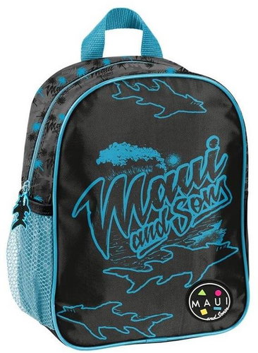 PASO Backpack Small Maui and Sons Black Shark - Children's Backpack - Main image