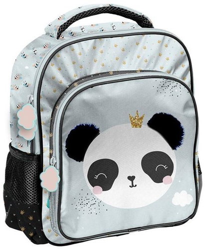 PASO Small Panda backpack with crown - Children's Backpack - Main image