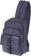 Dielle Aeronautica Militare - Batoh sling Typhoon - AM - 591 - 05 - modrý - Backpack