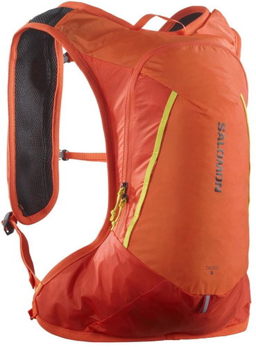 Salomon Cross 8 Dragon Fire/Cherry Tomato - Sports Backpack - Main image
