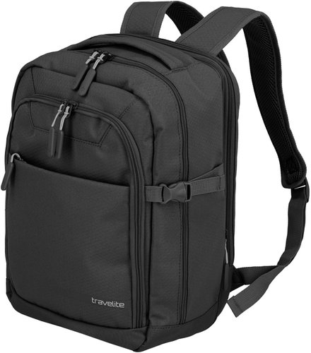 Travelite Kick Off Cabin backpack, black - Backpack - Main image