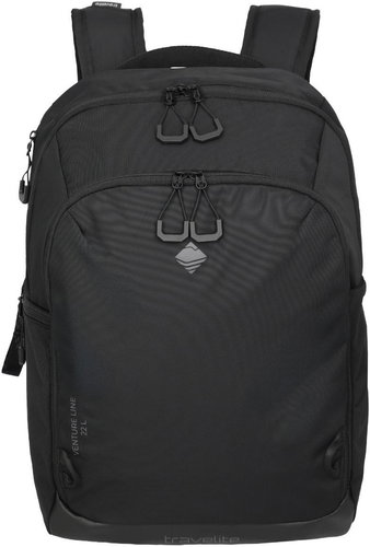 Travelite Venture line backpack M, black - Backpack - Main image