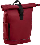 Daniel Ray Highlands roll-top laptop backpack - burgundy - City Backpack