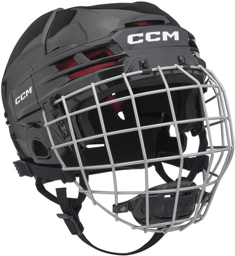 CCM Tacks 70 Combo JR Junior, 52-57 cm, černá - Hockey Helmet - Main image
