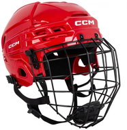 CCM Tacks 70 Combo SR Senior, červená - Hokejová helma