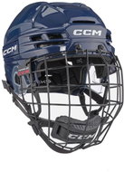 CCM Tacks 720 Combo SR dark blue, Senior - Hockey Helmet