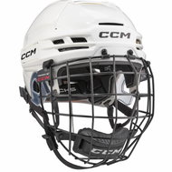 CCM Tacks 720 Combo SR bílá, Senior, S, 51-56 cm - Hokejová helma