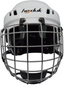 Hejduk XX + koš bílá, Senior, S-M, 54-58 cm, chrom koš - Hokejová helma