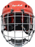 Hejduk XX + basket red, Senior, chrome basket - Hockey Helmet