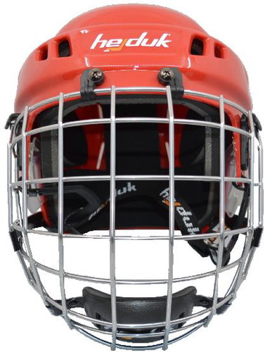 Hejduk XX + basket red, Senior, S-M, 54-58 cm, chrome basket - Hockey Helmet - Main image