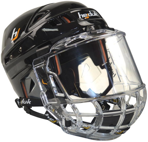 Hejduk XX + Plexi black, Senior, S-M, 54-58 cm, Fullshield Main image Hejduk XX + Plexi black, Senior, S-M, 54-58 cm, Fullshield - Hockey Helmet - Main image