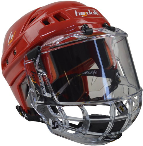 Hejduk XX + Plexi red, Senior, S-M, 54-58 cm, Fullshield - Hockey Helmet - Main image