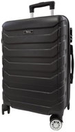 Bavy Travel Case 20" Ribs Black - Suitcase