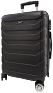 Bavy Travel Case Ribs Black - Suitcase