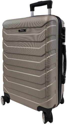 Bavy Travel case 20" Ribs Gold beige - Suitcase - Main image