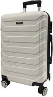 Bavy Travel Case 20" Ribs White - Suitcase