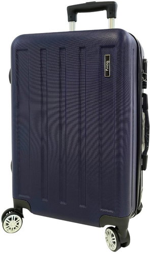 Bavy Travel Case 20" Stripes Navy - Suitcase - Main image
