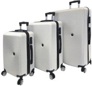 Bavy Travel Case Shell Circle White - Set of 3 - Case Set