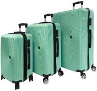 Bavy Travel case Circle Light green - set of 3 - Case Set