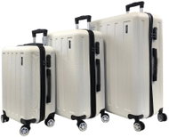 Bavy Travel Case Stripes White - Set of 3 - Case Set