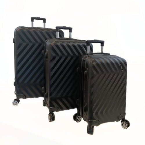 Bavy Travel Case Waves Black - Set of 3 - Case Set - Main image