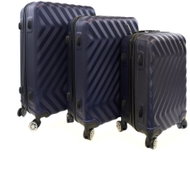Bavy Waves Navy travel suitcase - set of 3 - Case Set