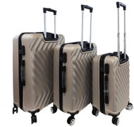 Bavy Travel case Waves Gold beige - set of 3 - Case Set