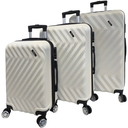 Bavy Travel Case Waves White - Set of 3 - Case Set - Main image