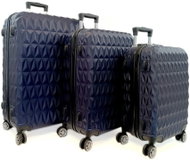 Bavy Diamond Navy travel suitcase - set of 3 - Case Set