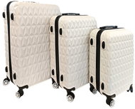 Bavy Diamond White travel case - set of 3 - Case Set