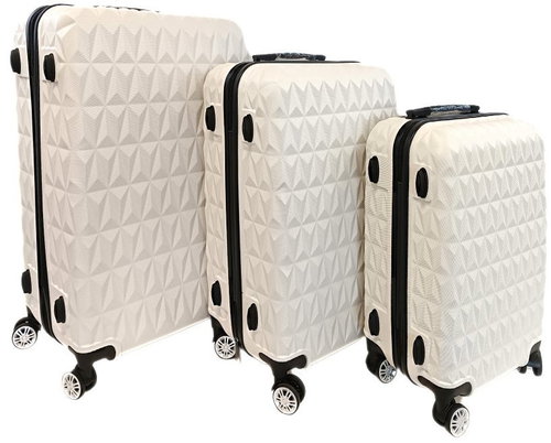 Bavy Diamond White travel case - set of 3 - Case Set - Main image